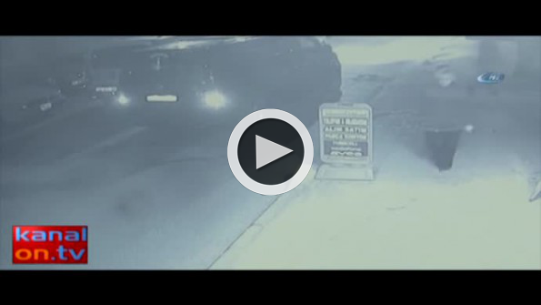 Oğluna hediye ettiği motoru çalan hırsızlar kamerada