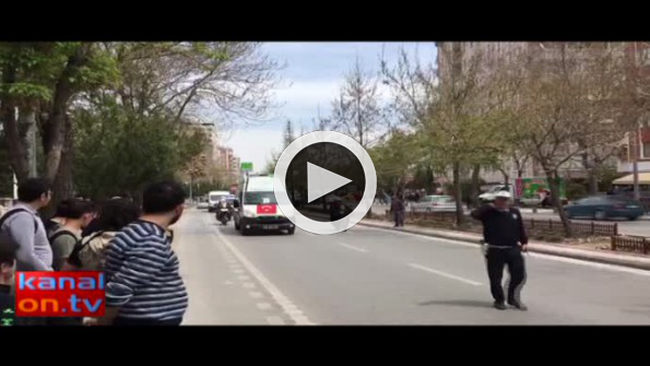 Konya şehidini uğurladı