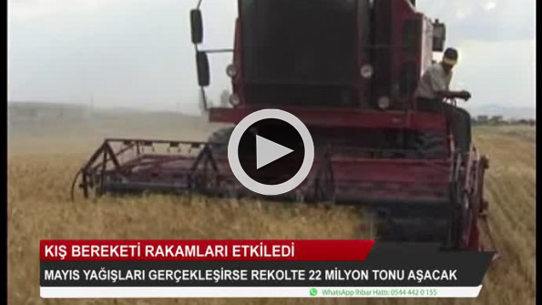 Mayıs yağışları gerçekleşirse...