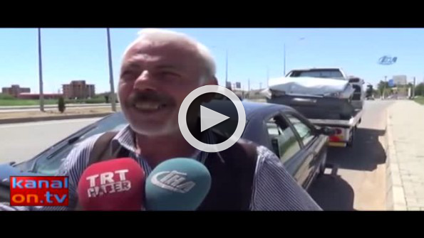 Trafik cezası kesilen adamın ilginç sevinci