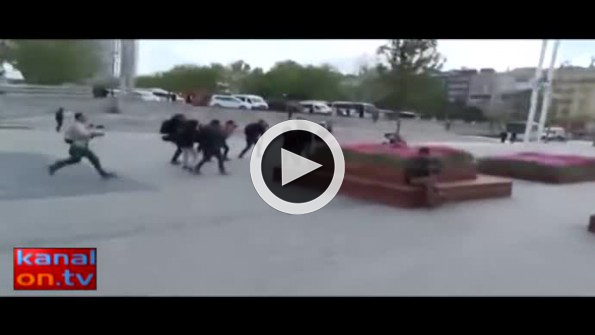 Taksim’de provokatörler iş başında!