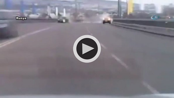 Motosiklet kazaları kamerada