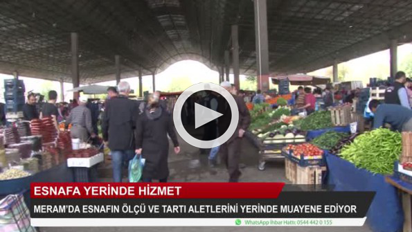 Meram Belediyesi’nden yerinde muayene!