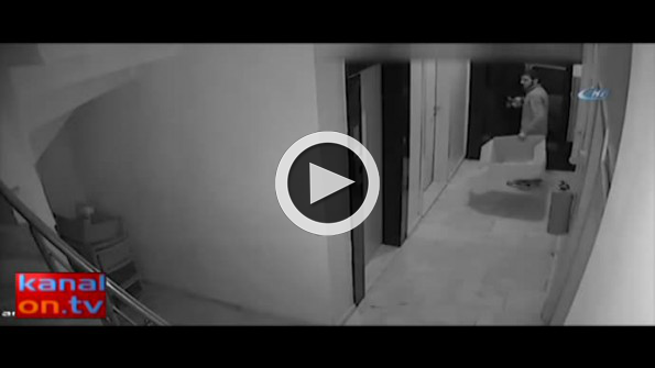 Yastıklı hırsız ayakkabıları böyle çaldı