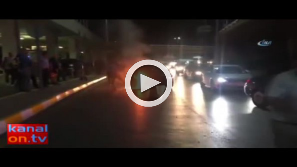 Atatürk Havalimanı’nda korku dolu anlar