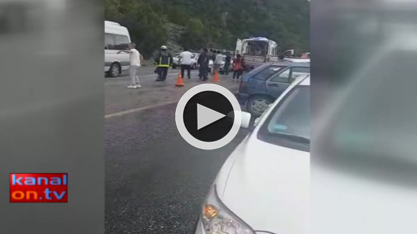 Konya-Antalya yolunda kaza! 2 ölü, 3 yaralı