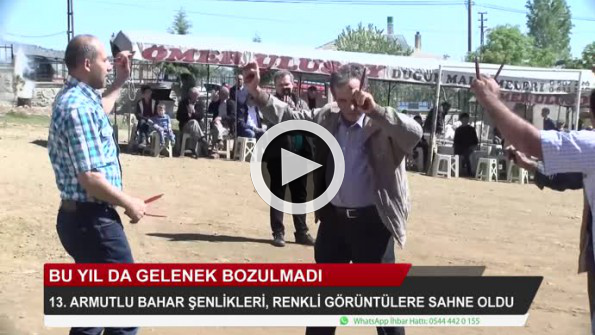 13. Armutlu bahar şenlikleri, renkli görüntülere sahne oldu