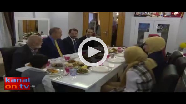 Cumhurbaşkanı Erdoğan’dan şehit ailelerine ziyaret