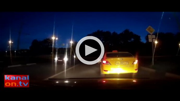 Feci motosiklet kazası kamerada