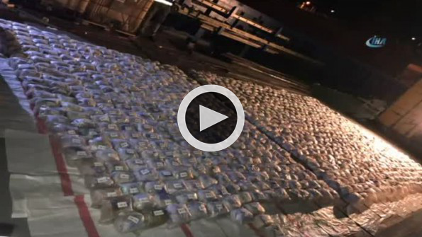Yakın tarihin en büyük operasyonu: Tam 1 ton 71 kilo !
