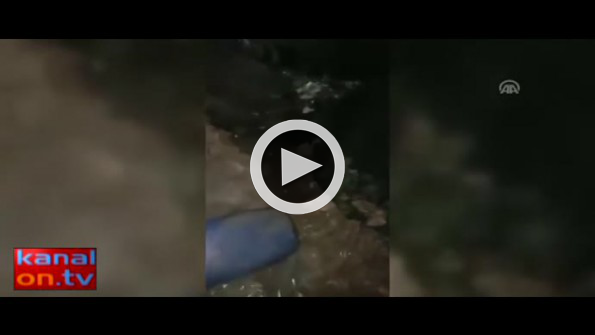 Kato Dağı’nda girilen mağara böyle görüntülendi