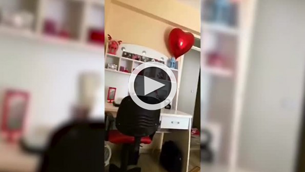 Depreme kamerası açıkken yakalandı!