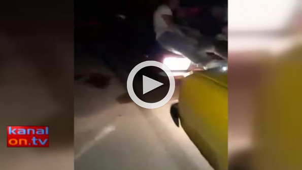 Konya trafiğinde tehlikeli yolculuk!