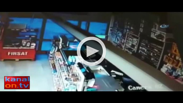 Hırsız bu kez sert kayaya çarptı