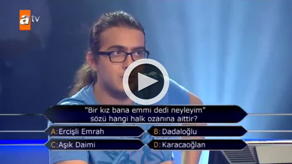 Lise öğrencisi 1 milyonluk soruya ulaştı