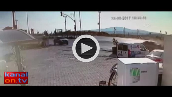 Dikkatsiz sürücü faciaya sebep oluyordu!