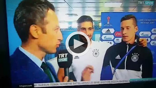 Draxler maç sonrası Türkçe konuştu