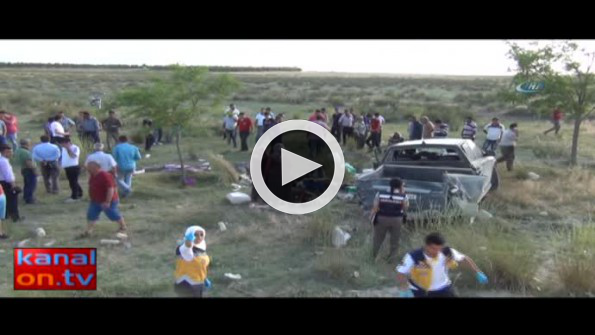Konya’da trafik kazası: 2 ölü, 7 yaralı
