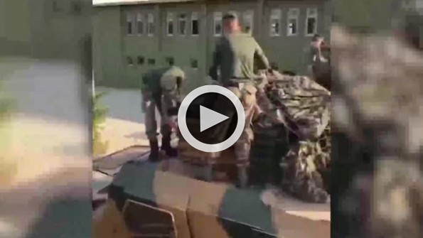 Operasyona giden Mehmetçik böyle görüntülendi