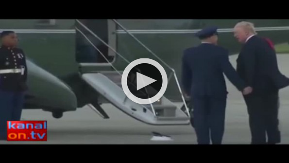 Trump’ın rüzgarla imtihanı sosyal medyayı salladı