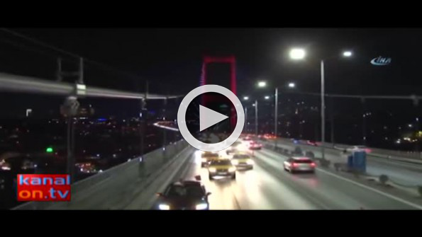 Taksicilerden ’15 Temmuz’ konvoyu