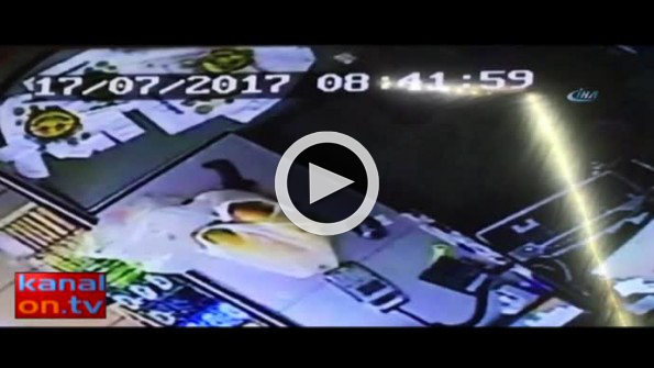Konya’da hırsızlık anı güvenlik kamerasında!