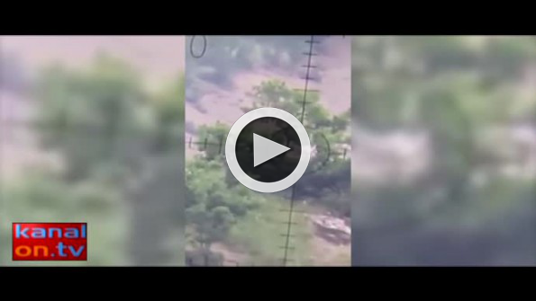 Üç teröristin havaya uçma anı Mehmetçik kamerasında!