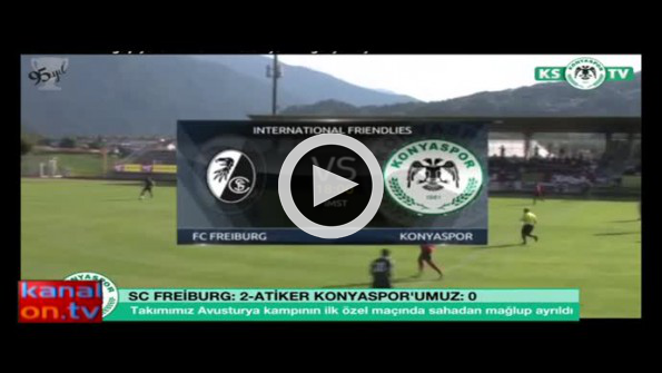 İşte Konyaspor’un hazırlık maçının özeti