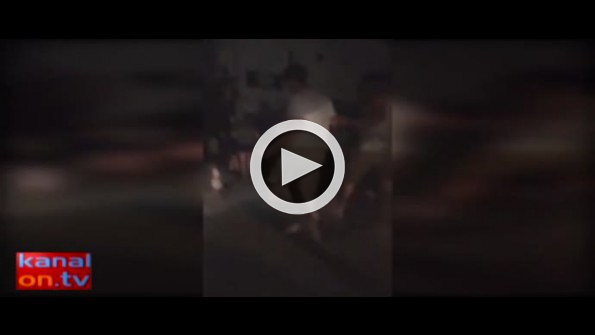 Deprem sonrası yaşanan tsunami paniği kamerada!