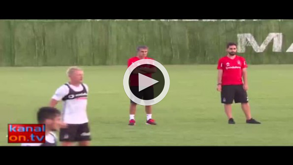 Beşiktaş idmanında ’tiki taka’ şov