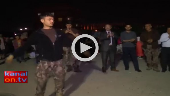 Asker eğlencesine denk gelen PÖH hayran bıraktı!