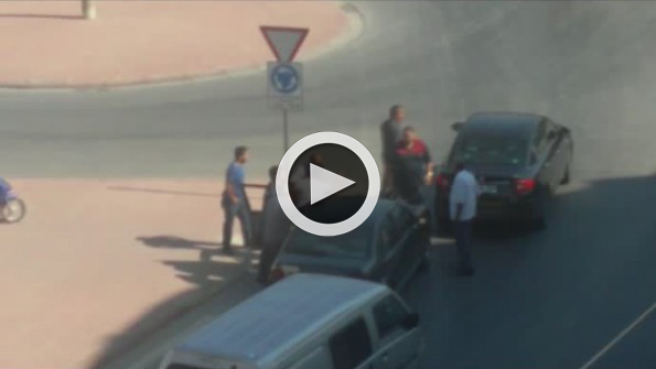 Konya trafiğinde korku dolu anlar! Havaya ateş açtı