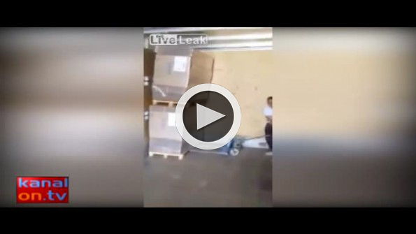 Kızgın kamyon şoförü sosyal medyayı salladı