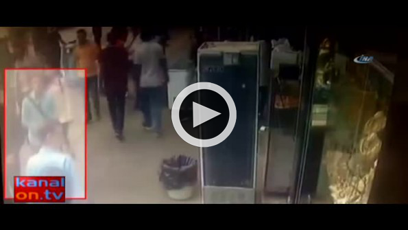 Hırsızın suçüstü yakalandığı an!