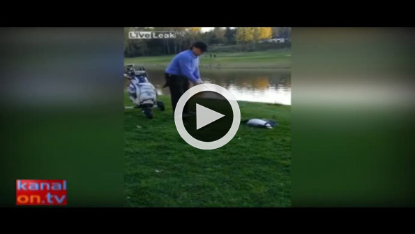 Golf sahasında vahşet: Bunu yapan insan olamaz!