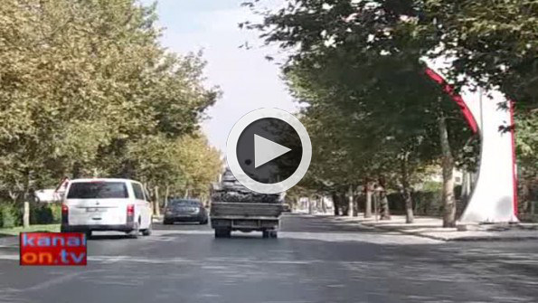 Konya trafiğinde tehlikeli yolculuk