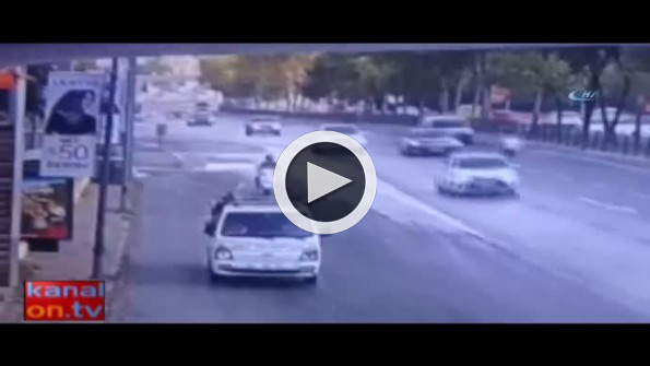 İstanbul’da bir garip kaza