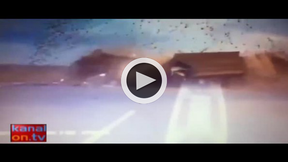 Cinayet gibi kaza kamerada!