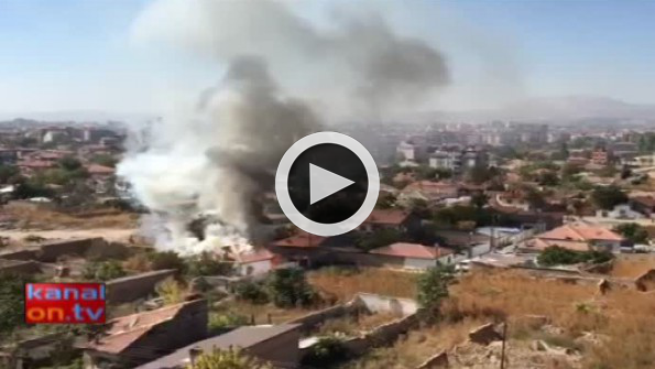 Konya’da korkutan yangın!