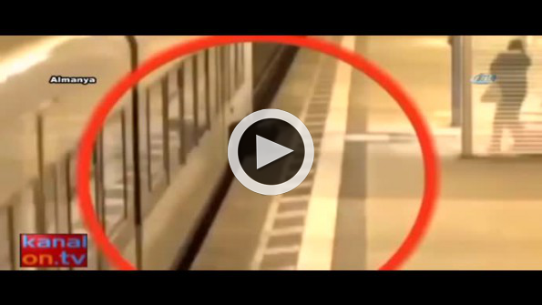 Metroda dehşet anları!