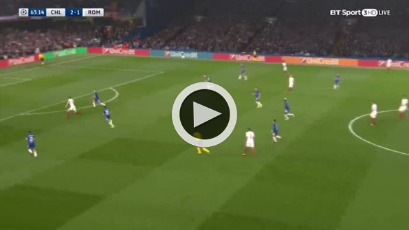 Dzeko’dan tek pas ile muhteşem bir gol