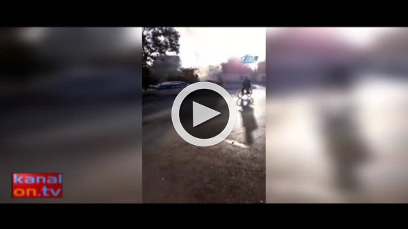Konya’da seyir halindeki otomobil alev alev yandı
