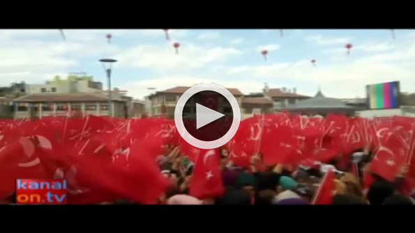 Erdoğan’a Konya’da büyük sevgi!