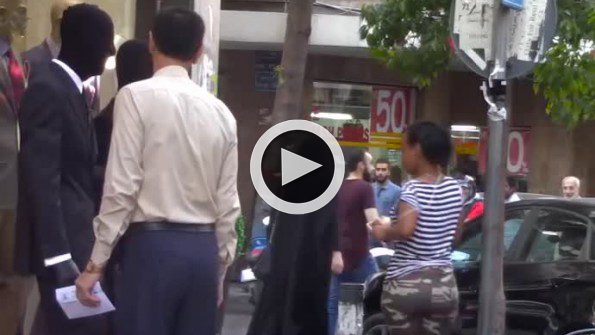 Korkutan cansız manken şakası