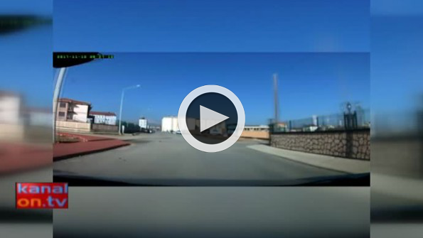 Konya’daki kaza anı kamerada!