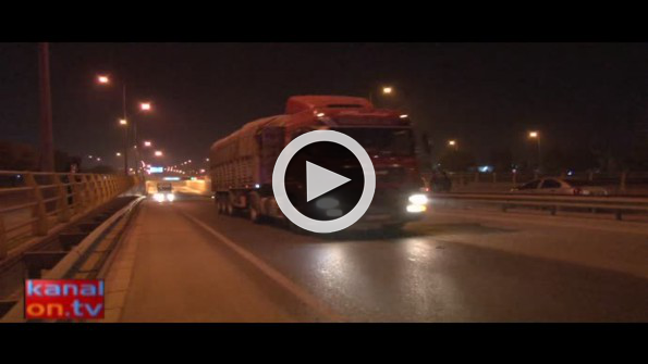 Konya’da otomobil polis aracına çarptı