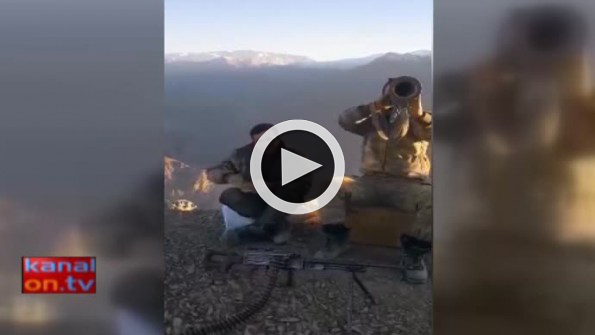 Mehmetçiğin neşeli anları kamerada