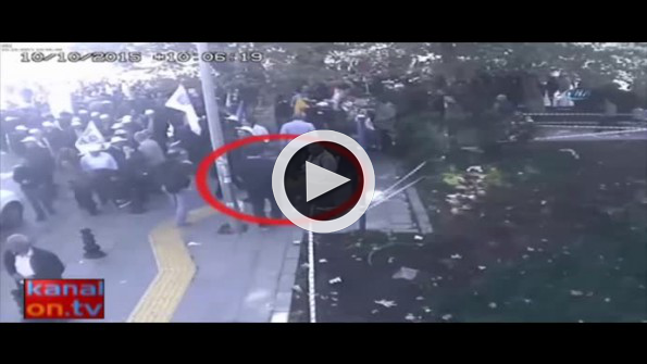 Ankara Garı’nı kana bulayan DEAŞ’lıların alana giriş anı ilk kez ortaya çıktı