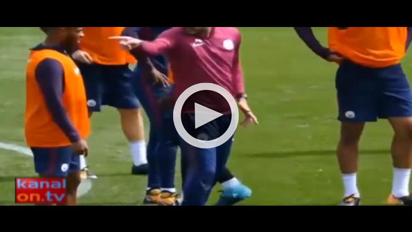 Guardiola’nın antrenmanda verdiği taktik böyle gol oldu!