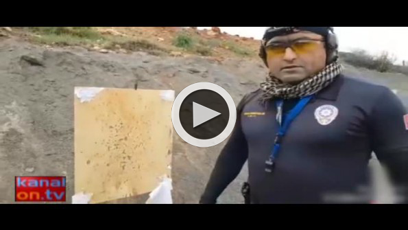 Türk polisinden muhteşem atış